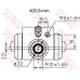 BWF145A TRW Колесный тормозной цилиндр