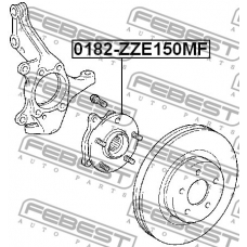 0182-ZZE150MF FEBEST Ступица колеса