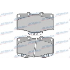 AC0581117D AC Delco Комплект тормозных колодок, дисковый тормоз