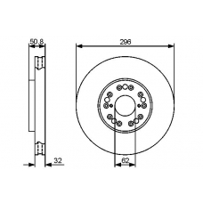 0 986 479 429 BOSCH Тормозной диск