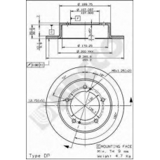 BS 7368 BRECO Тормозной диск