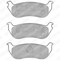 LP1859 DELPHI Комплект тормозных колодок, дисковый тормоз