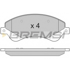 BP3273 BREMSI Комплект тормозных колодок, дисковый тормоз