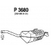 P3680 FENNO Глушитель выхлопных газов конечный