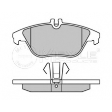 025 242 5317 MEYLE Комплект тормозных колодок, дисковый тормоз