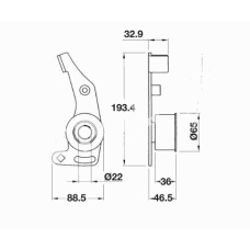 ITB-6003 IPS Parts Устройство для натяжения ремня, ремень грм