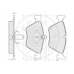 10088 OPTIMAL Комплект тормозных колодок, дисковый тормоз
