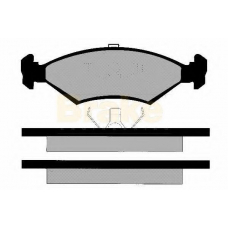 PA1228 BRAKE ENGINEERING Комплект тормозных колодок, дисковый тормоз