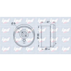 15-3232 IPD Натяжной ролик, ремень грм