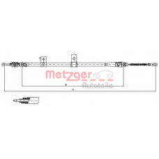 17.6032 METZGER Трос, стояночная тормозная система