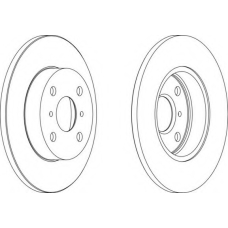 DDF532-1 FERODO Тормозной диск