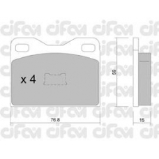 822-015-0 CIFAM Комплект тормозных колодок, дисковый тормоз