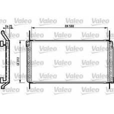 817025 VALEO Конденсатор, кондиционер