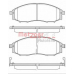 0748.02 METZGER Комплект тормозных колодок, дисковый тормоз