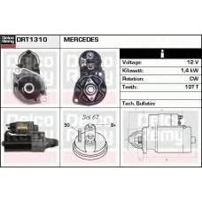 DRT1310 DELCO REMY Стартер
