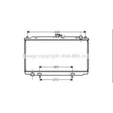 DNA2216 AVA Радиатор, охлаждение двигателя