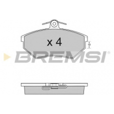 BP2532 BREMSI Комплект тормозных колодок, дисковый тормоз