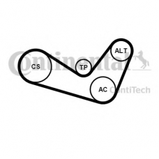 6PK1050K2 CONTITECH Поликлиновой ременный комплект