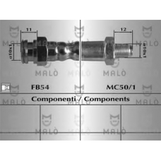 80925 Malo Тормозной шланг