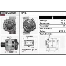 DRA0089 DELCO REMY Генератор