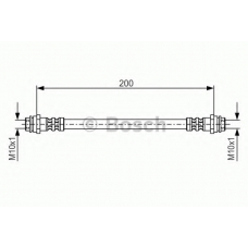 1 987 476 946 BOSCH Тормозной шланг