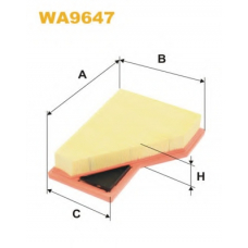 WA9647 WIX Воздушный фильтр