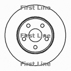FBD1057 FIRST LINE Тормозной диск