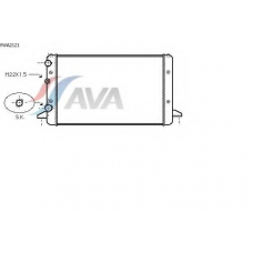 VWA2121 AVA Радиатор, охлаждение двигателя