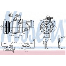890162 NISSENS Компрессор, кондиционер