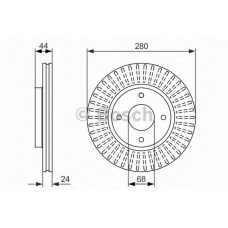 0 986 479 737 BOSCH Тормозной диск