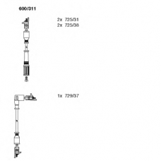 600/311 BREMI Комплект проводов зажигания