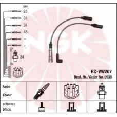 0938 NGK Комплект проводов зажигания
