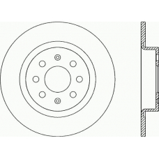 BDR2249.10 OPEN PARTS Тормозной диск