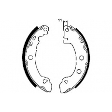 H9230 PAGID Комплект тормозных колодок