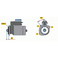 0 001 241 016 BOSCH Стартер