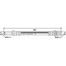 FBH6140 FIRST LINE Тормозной шланг