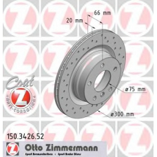 150.3426.52 ZIMMERMANN Тормозной диск