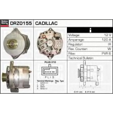 DRZ0155 DELCO REMY Генератор