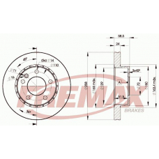 BD-9039 FREMAX Тормозной диск