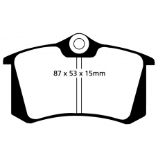 DP2680 EBC Brakes Колодки тормозные