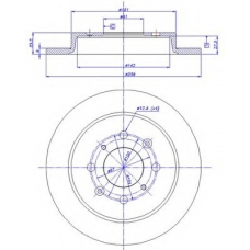 142.1566 CAR Тормозной диск