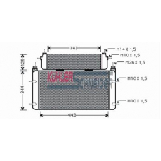 4560041 KUHLER SCHNEIDER Масляный радиатор, двигательное масло