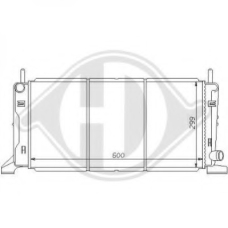 8110137 DIEDERICHS Радиатор, охлаждение двигателя