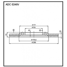 ADC 0248V Allied Nippon Гидравлические цилиндры