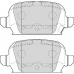 FD7013A NECTO Комплект тормозных колодок, дисковый тормоз