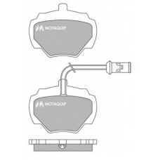 LVXL468 MOTAQUIP Комплект тормозных колодок, дисковый тормоз