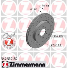 540.5301.52 ZIMMERMANN Тормозной диск