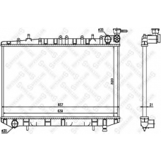 10-25986-SX STELLOX Радиатор, охлаждение двигателя