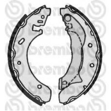 S 24 524 BREMBO Комплект тормозных колодок