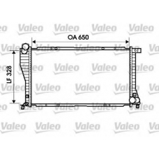 734394 VALEO Радиатор, охлаждение двигателя